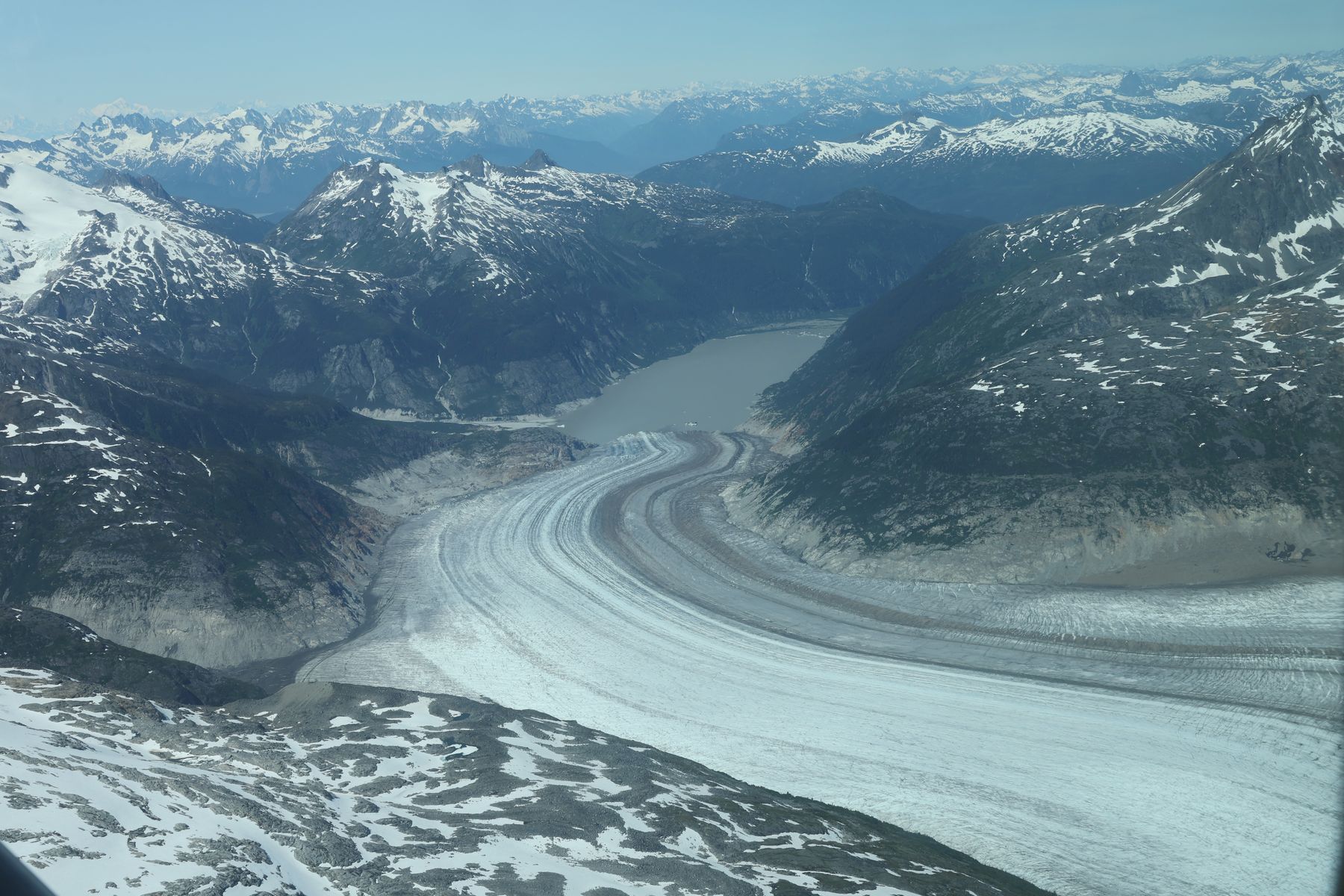 2023-07-09 Flug von Gustavus über Juneau nach Skagway