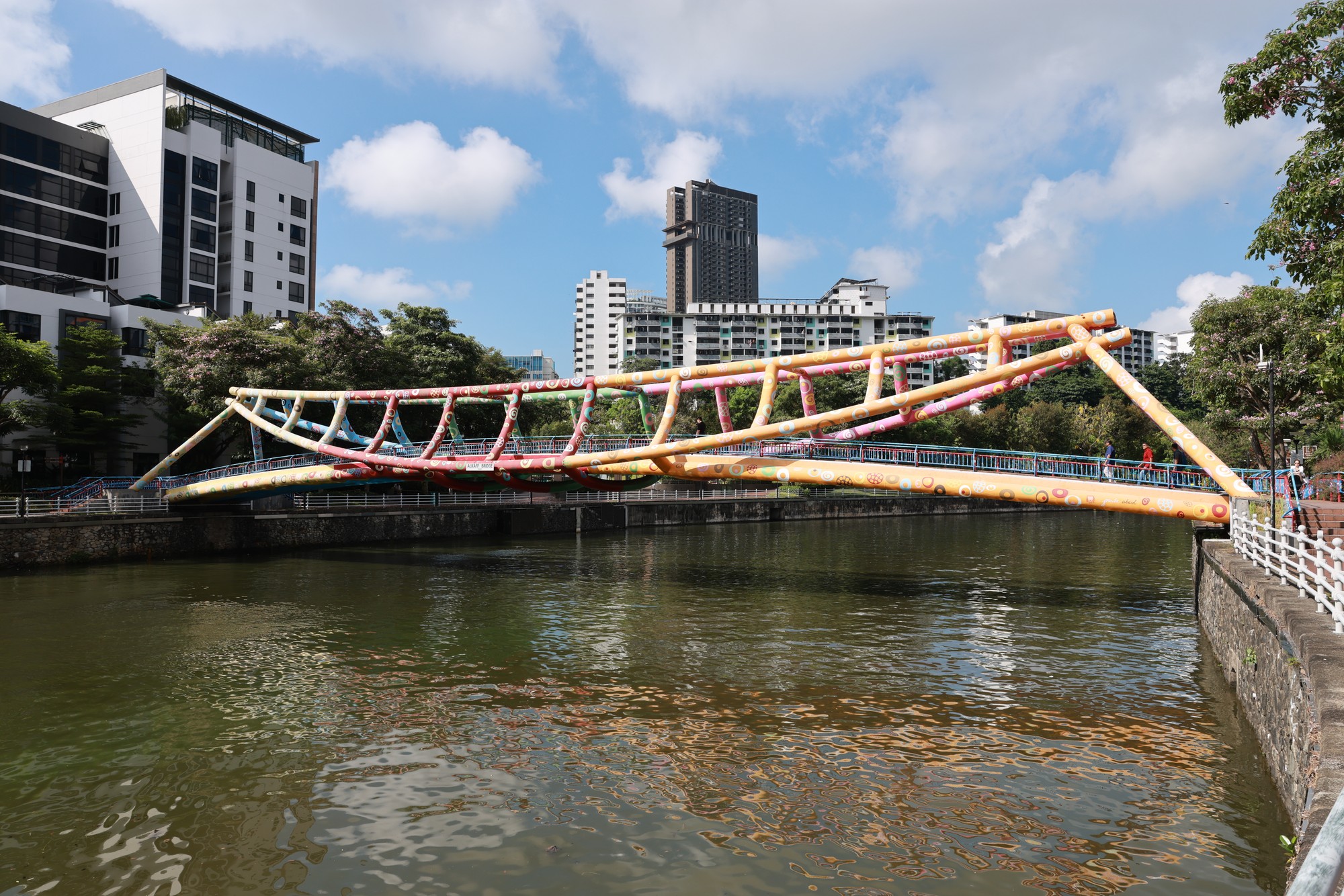 Brückenwanderung: Alkaff Bridge